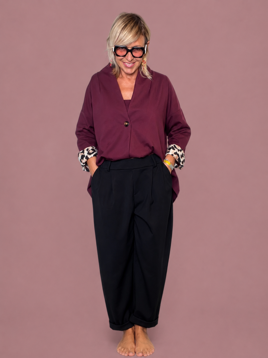 Pantalone Punto Milano – Carrot Fit con Pince