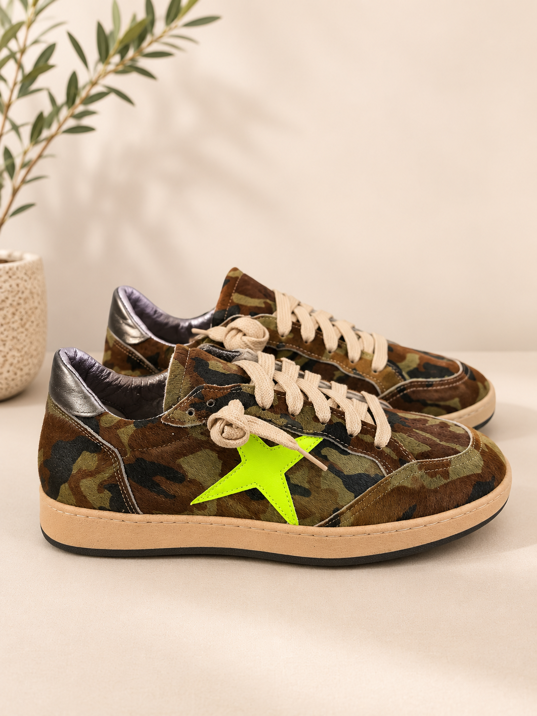 Sneakers Camouflage Stella Fluo