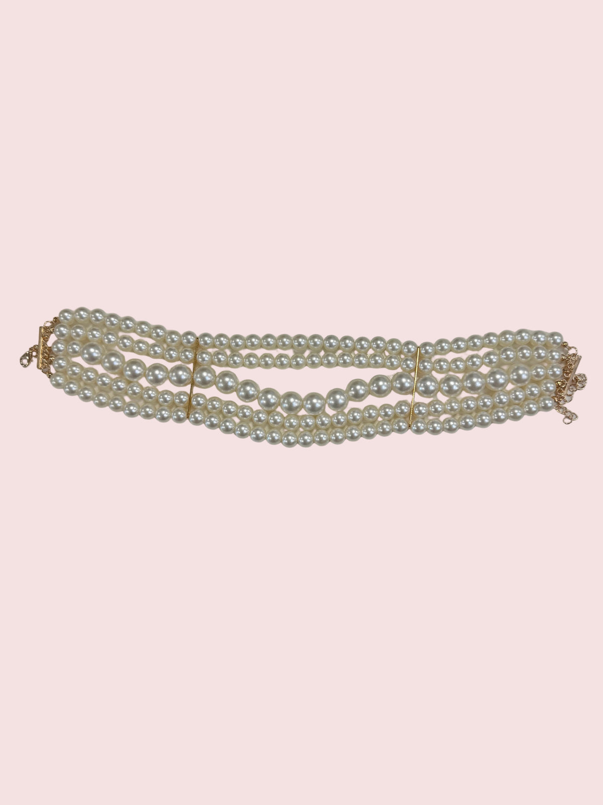 Collare di perle multilayer