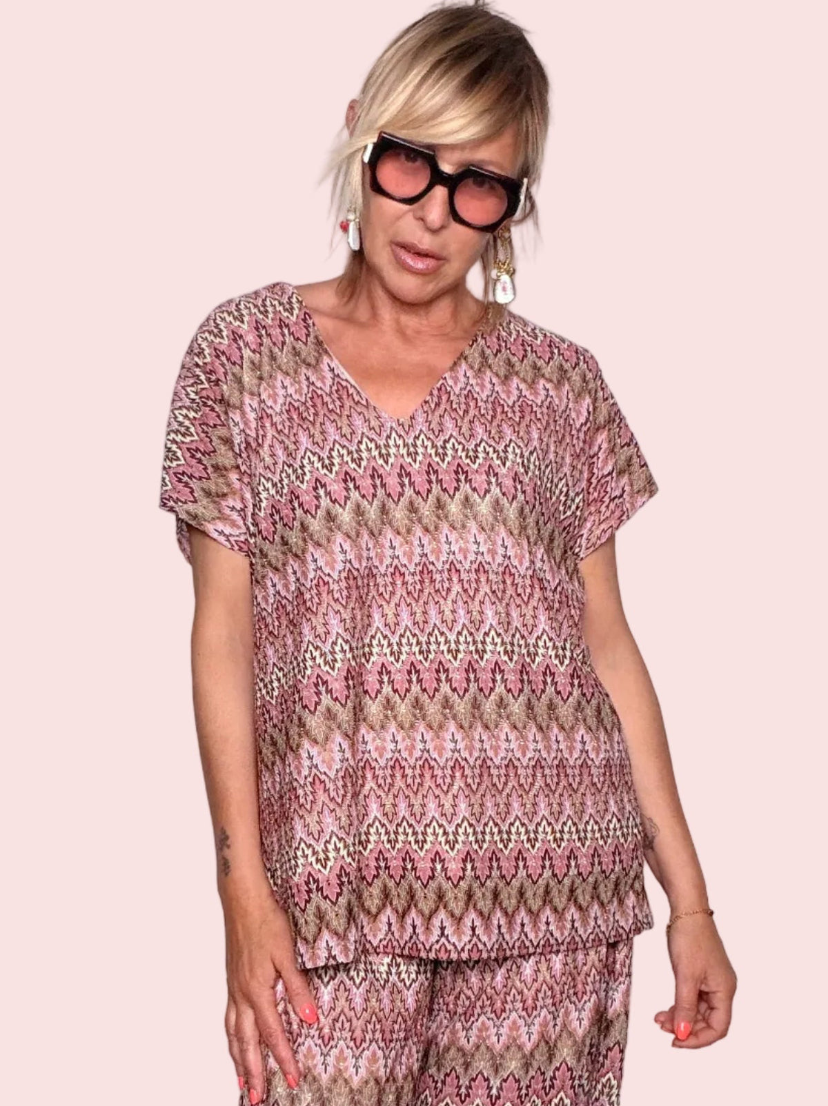 Blusa Chevron