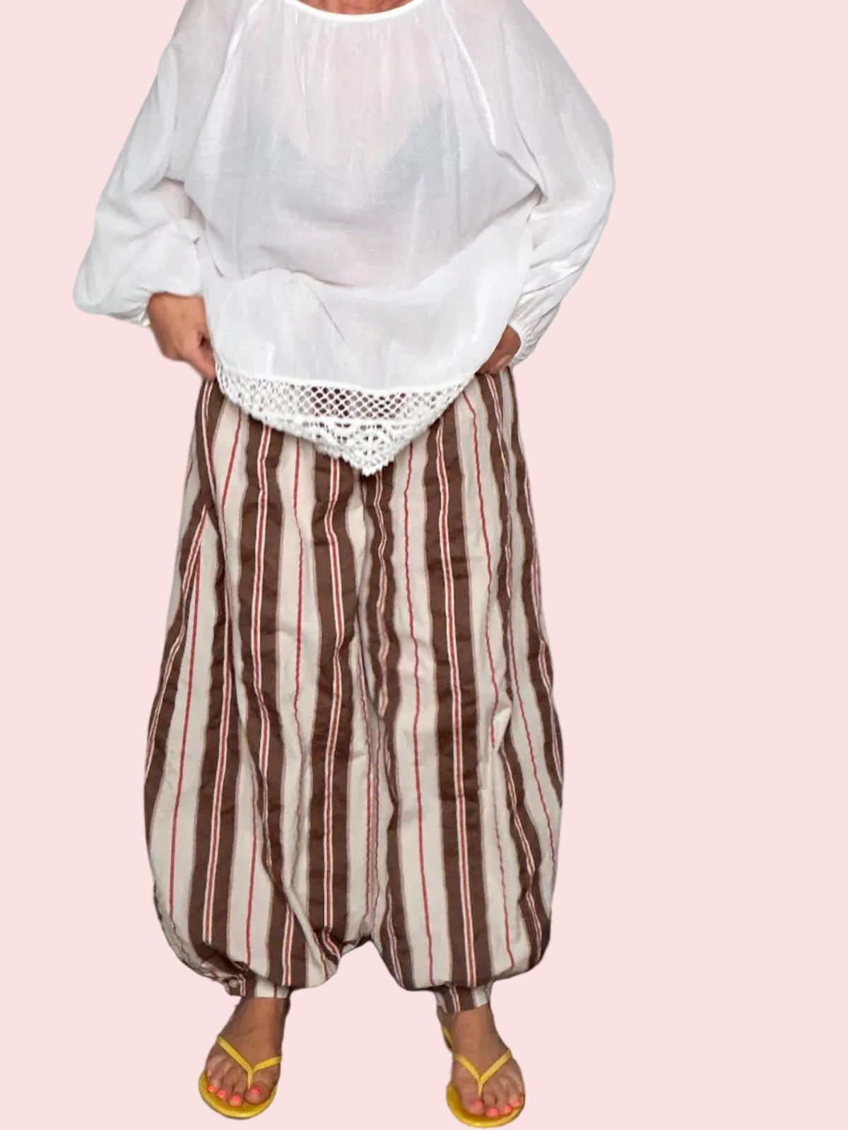 Pantalone Harem Righe