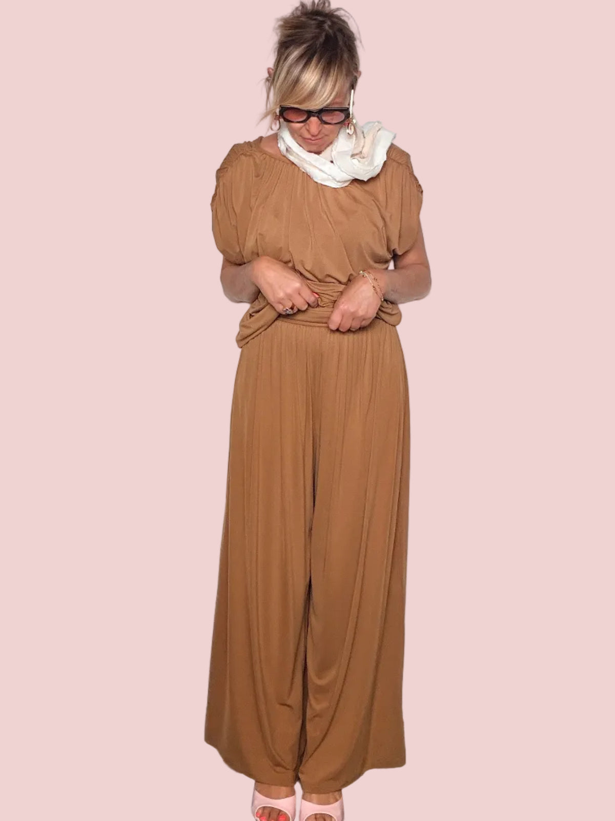 Pantalone Palazzo Jersey
