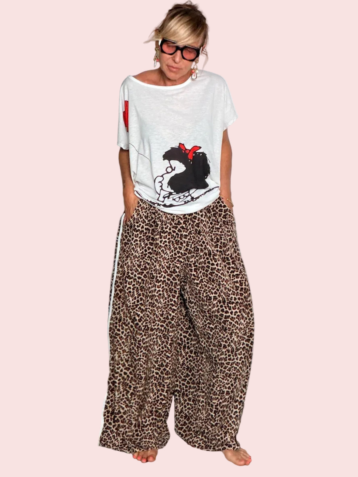 Completo Leopardato Viscosa — Giacca e Pantalone PREORDINE
