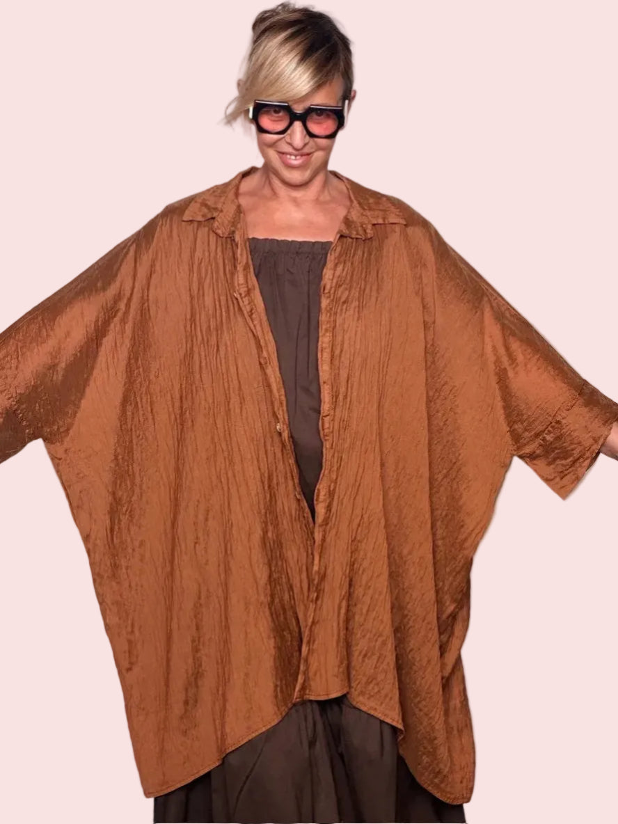 Camicia Oversize Stropicciata