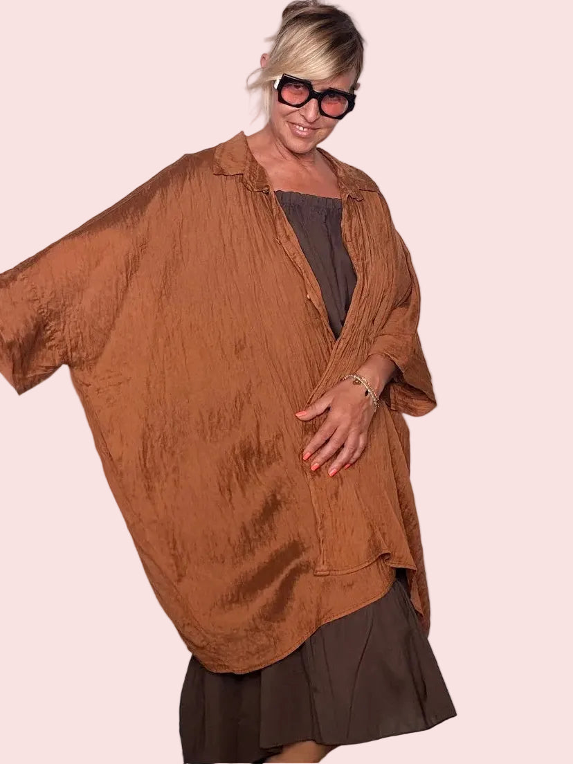 Camicia Oversize Stropicciata