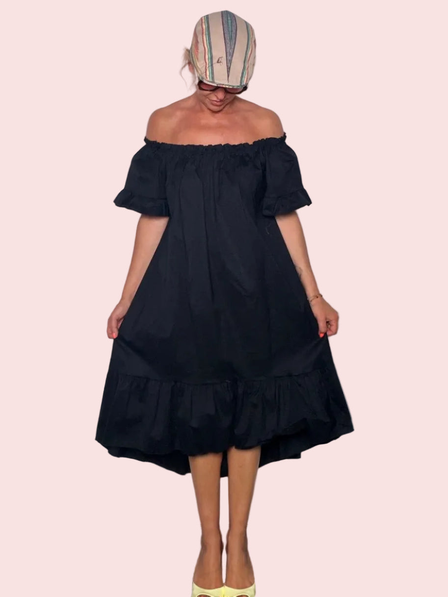 Vestito Off-Shoulder a Balze – Female
