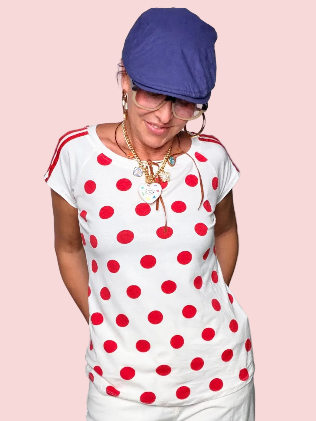 T-shirt a Pois Maxi — Bande Sportive