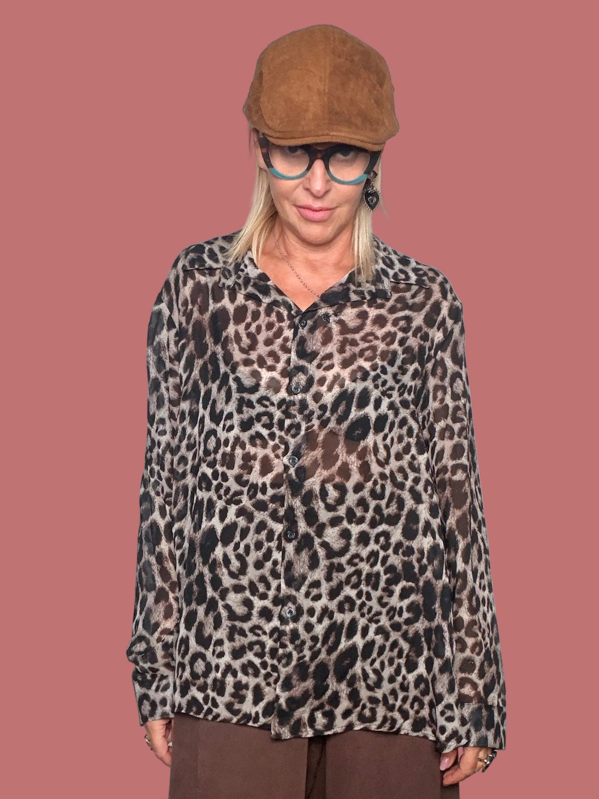 Camicia maculata semitrasparente Susy Star