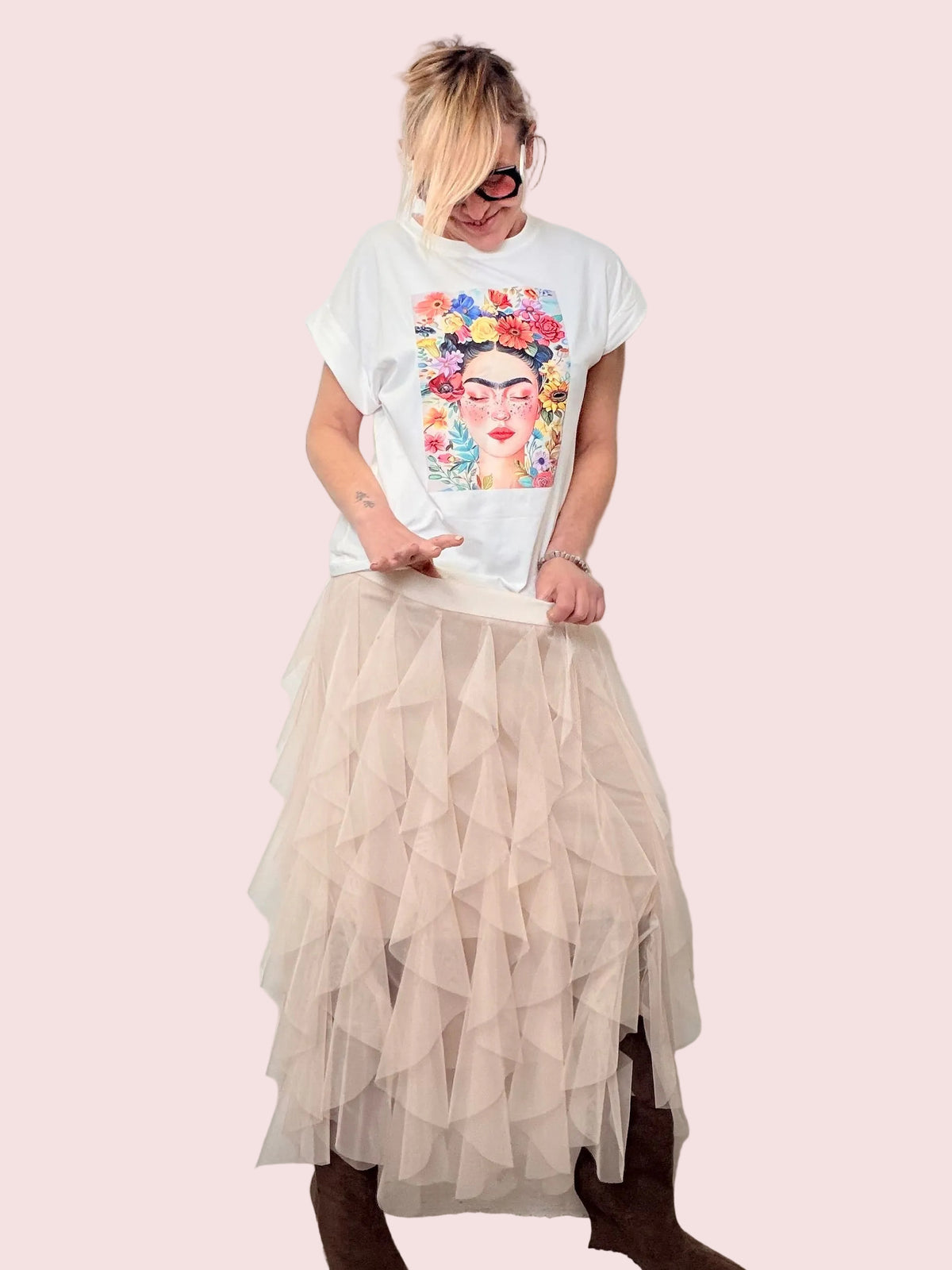 Gonna maxi in tulle
