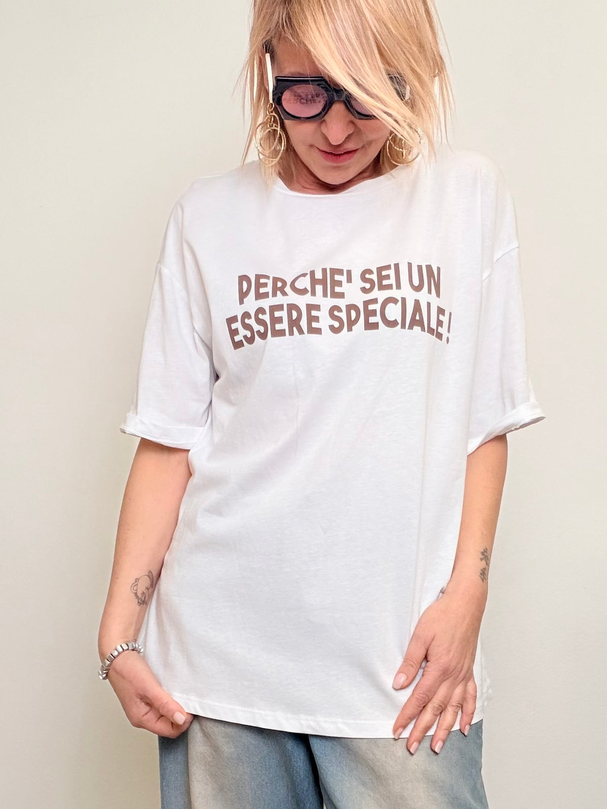T-shirt Oversize "Perché Sei Un Essere Speciale"