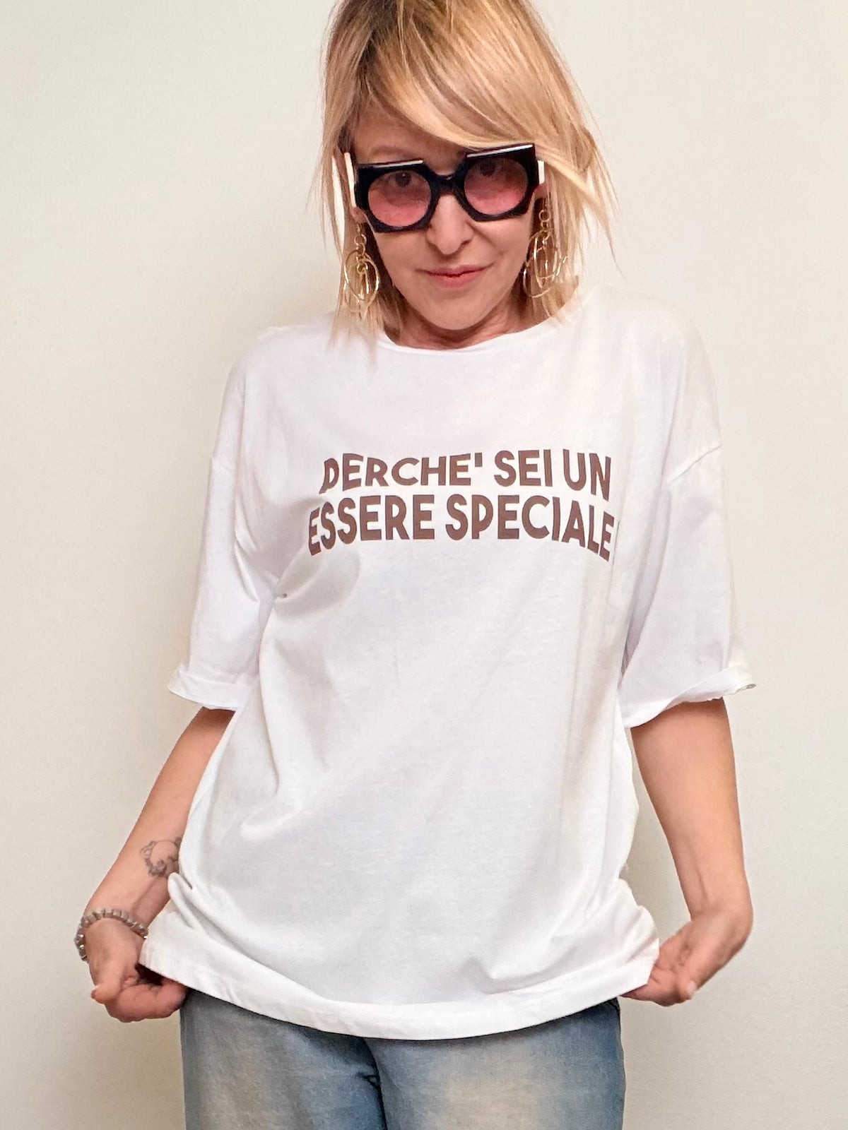 T-shirt Oversize "Perché Sei Un Essere Speciale"