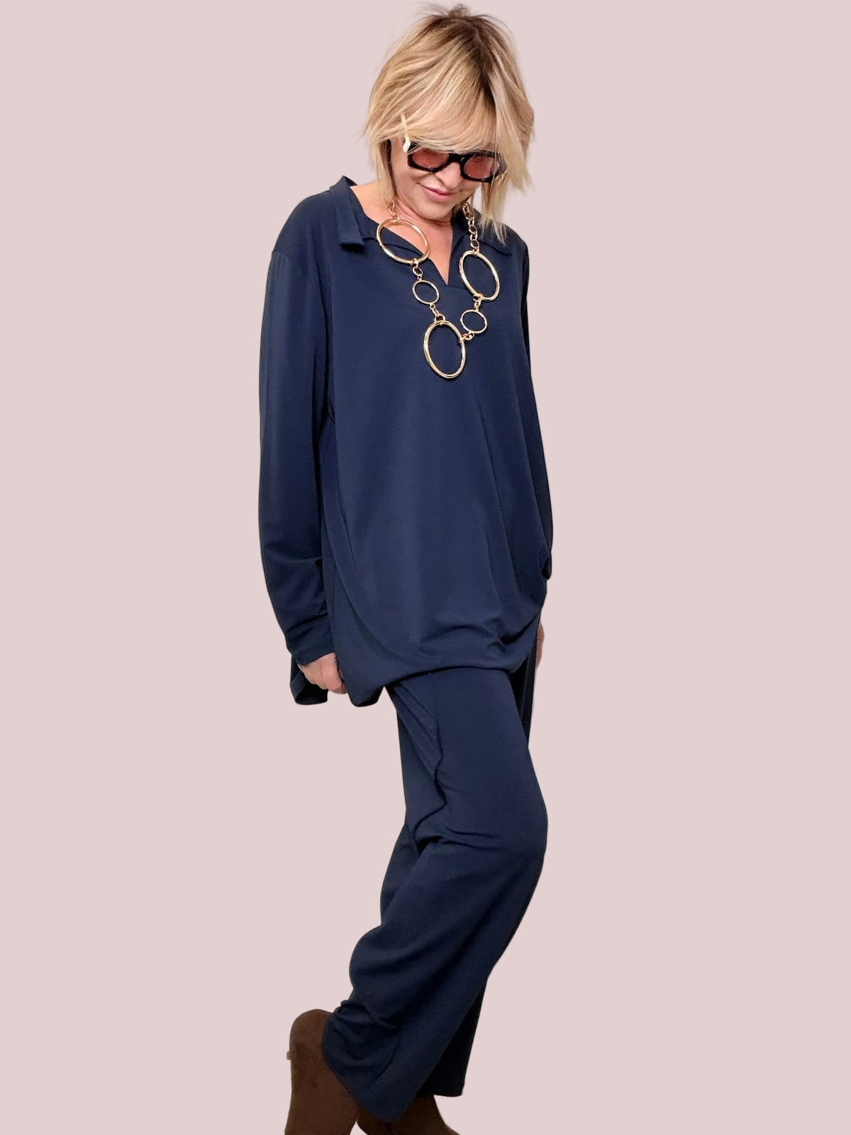 Pantalone con silhouette ampia