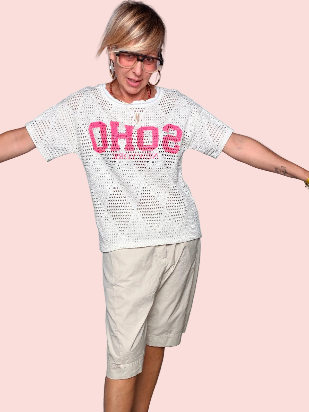 T-shirt traforata SOHO