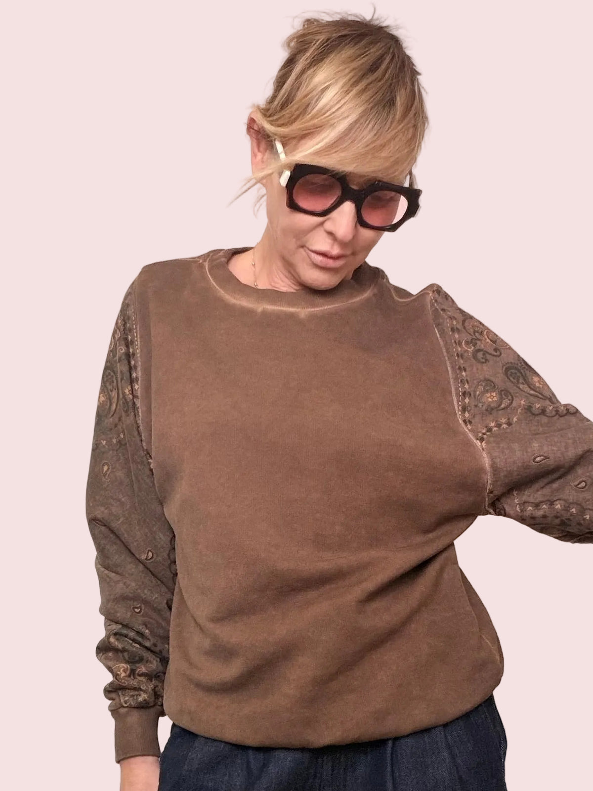 Felpa Maniche bandana