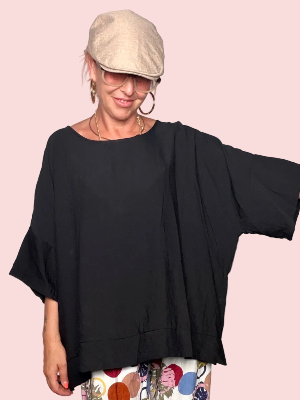 Blusa Oversize Pipistrello