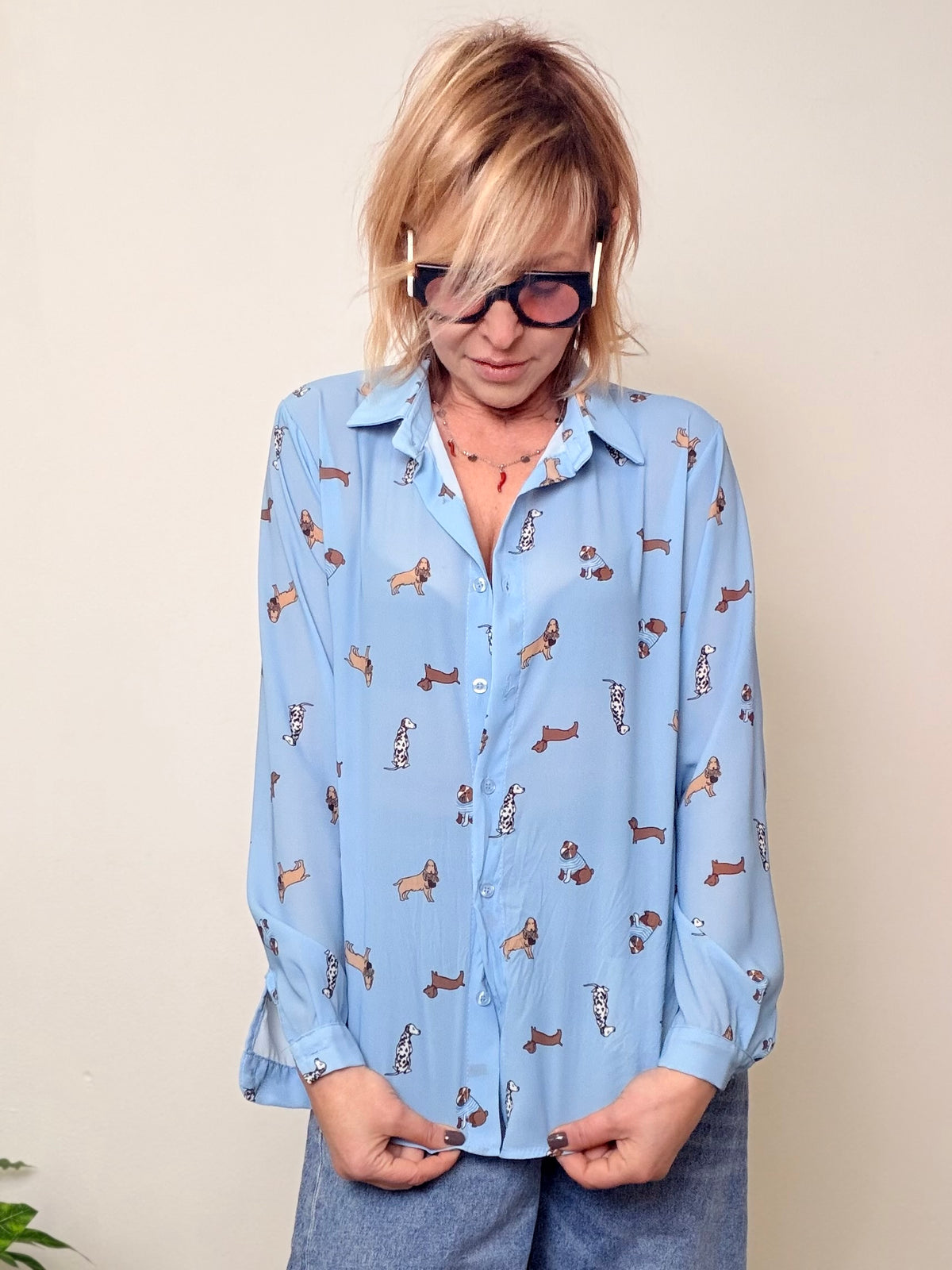 Camicia con Stampa Cagnolini