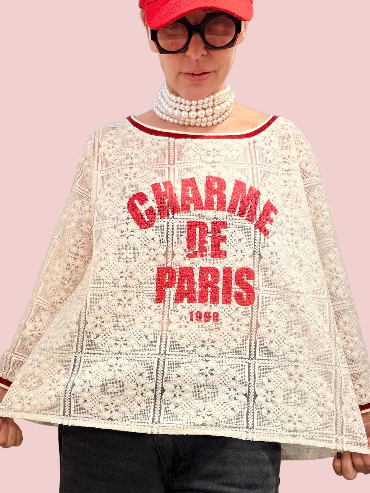 Maglia Charme de Paris in Pizzo