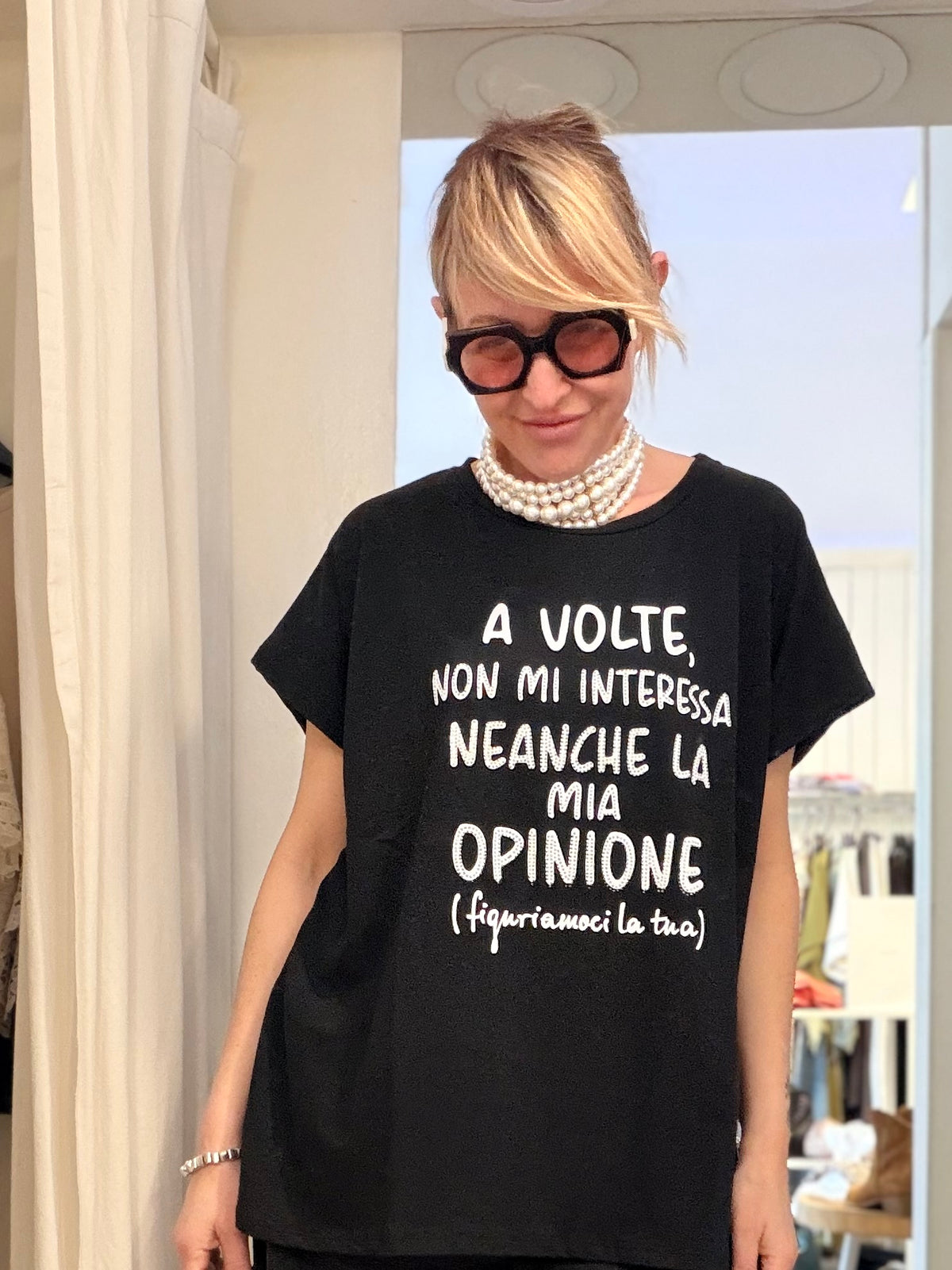 T-shirt "A Volte Non Mi Interessa Neanche la Mia Opinione"