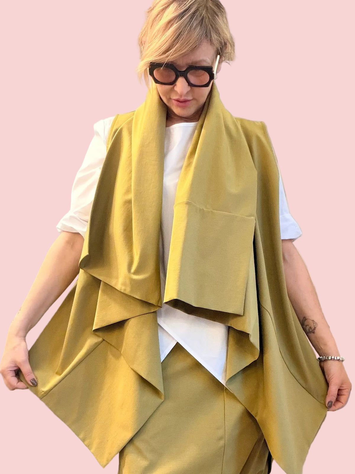 Gilet cotone poliammide