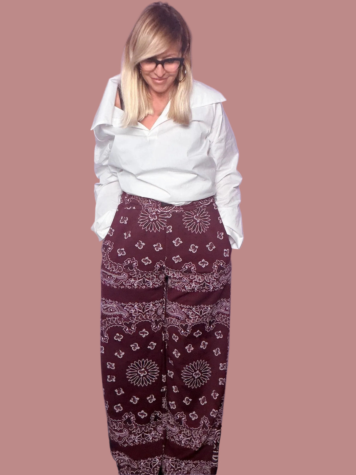 Pantalone Palazzo Fantasia Bandana