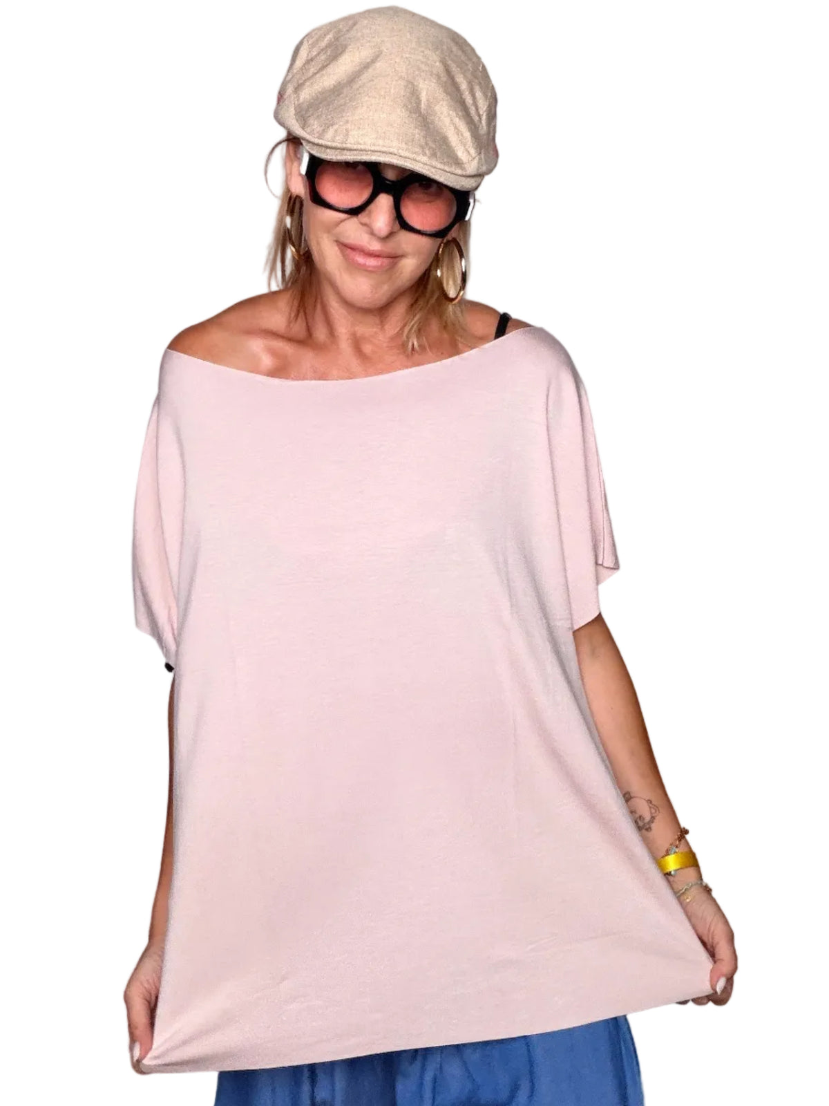 Top Kimono Taglio Vivo Over