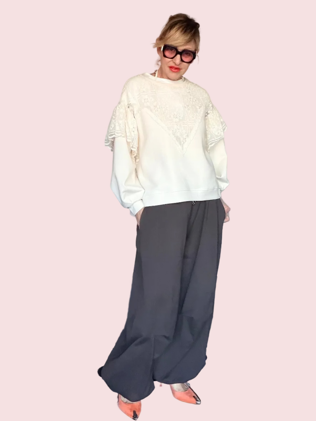 Pantalone odalisca morbido