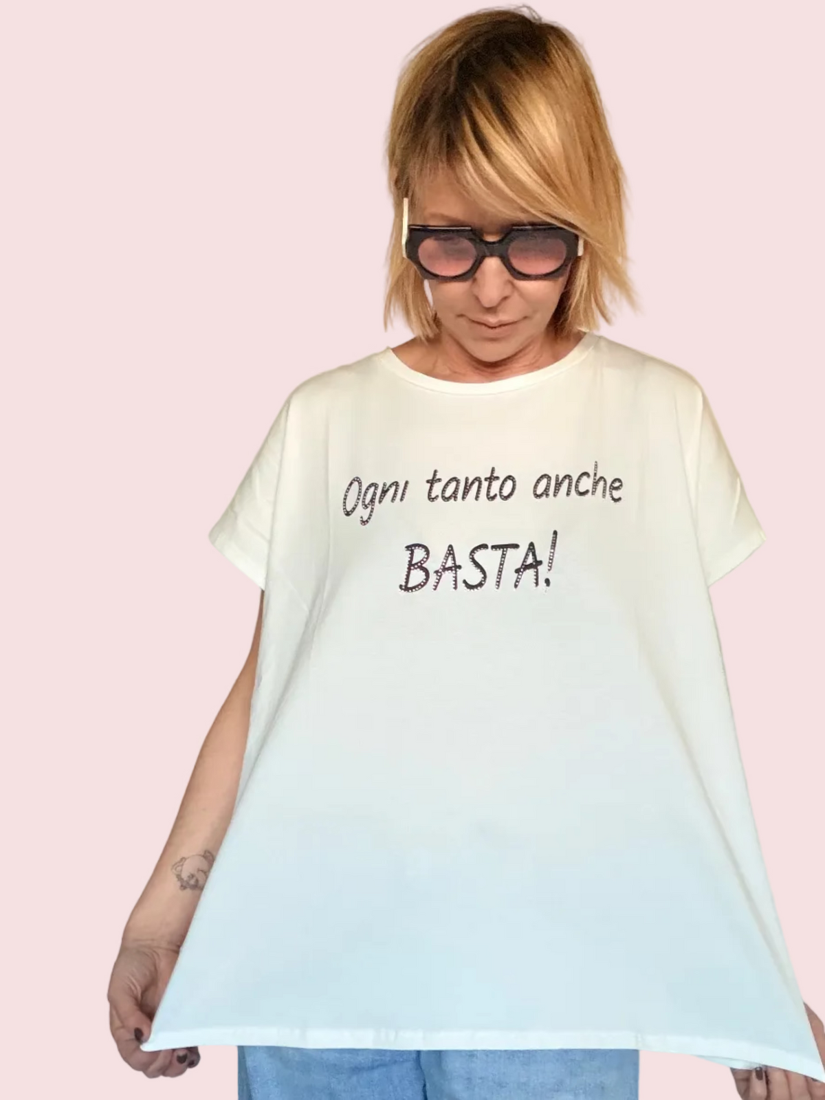 T-Shirt Over "Ogni tanto anche BASTA!
