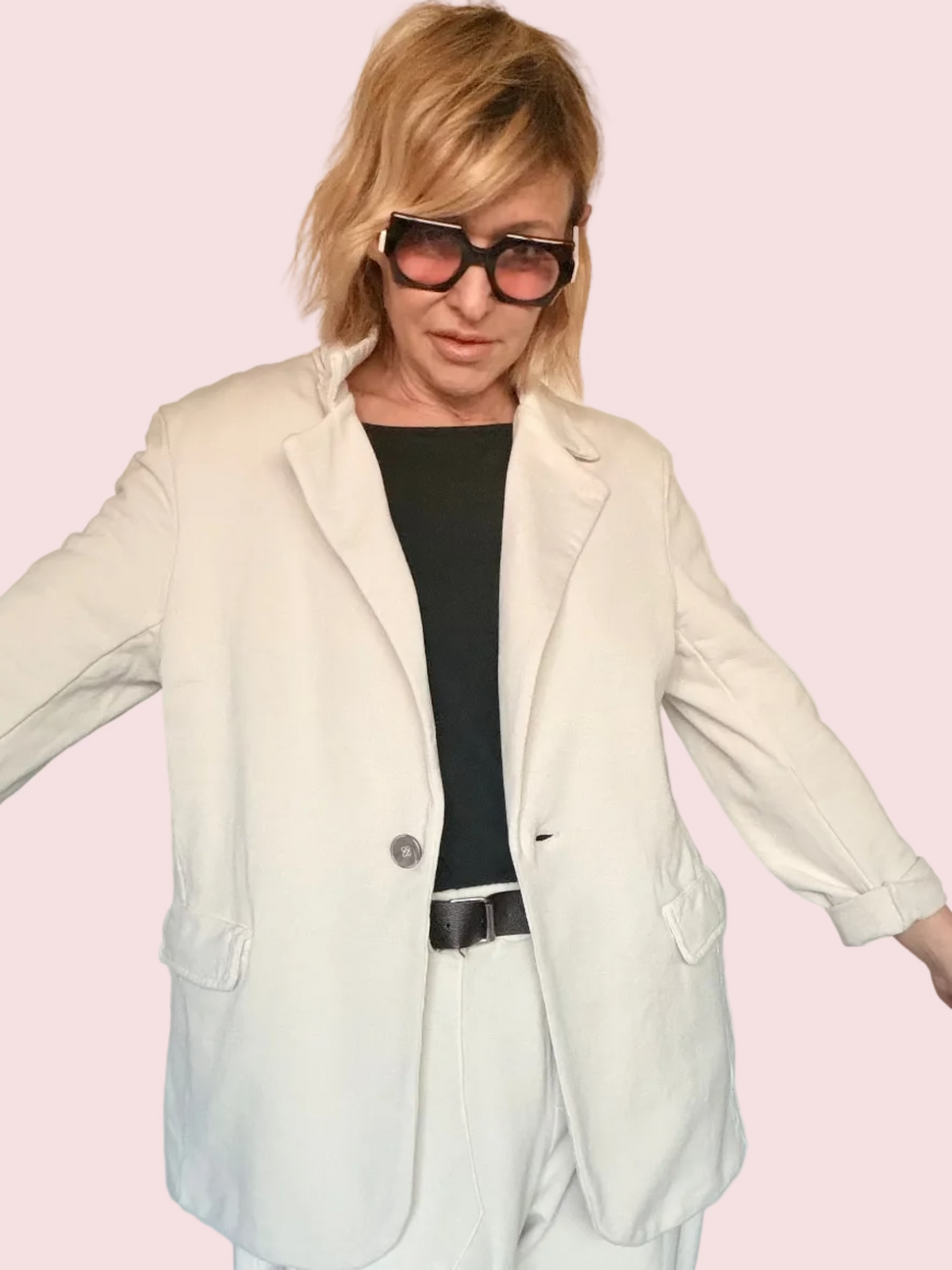 Blazer Oversize in felpa