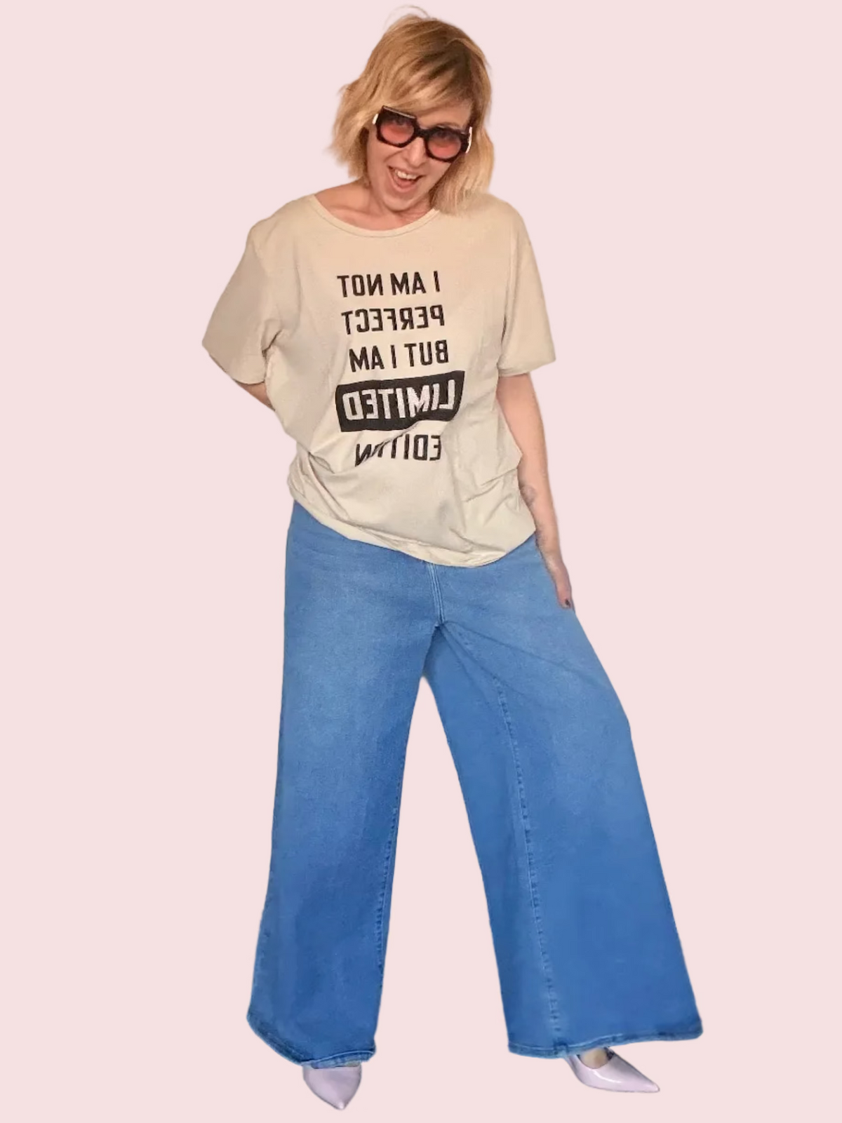 Jeans Wide Leg High Waist