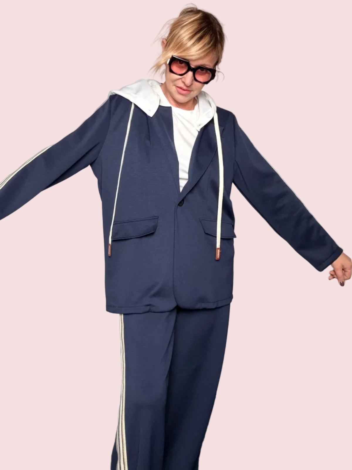 Coordinato Blazer + Pantalone Track