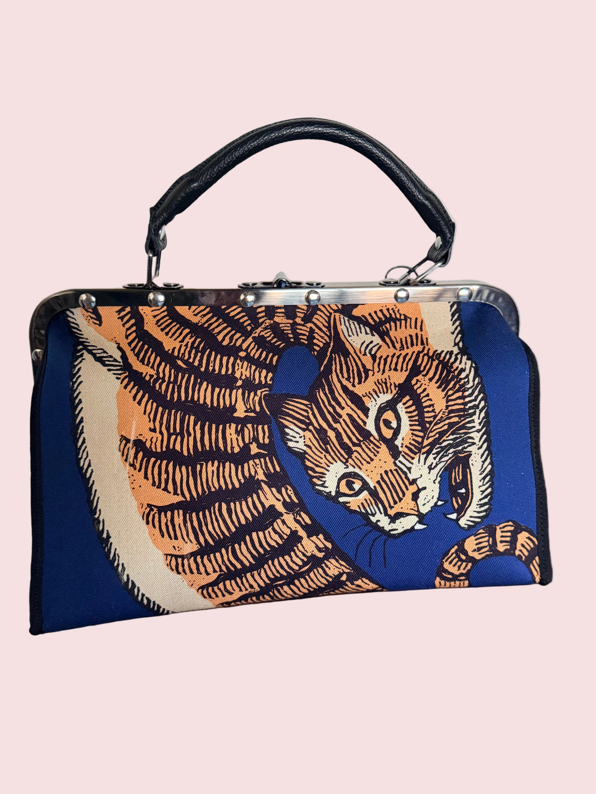 Doctor Bag Stampa Gatto Ukiyo-e