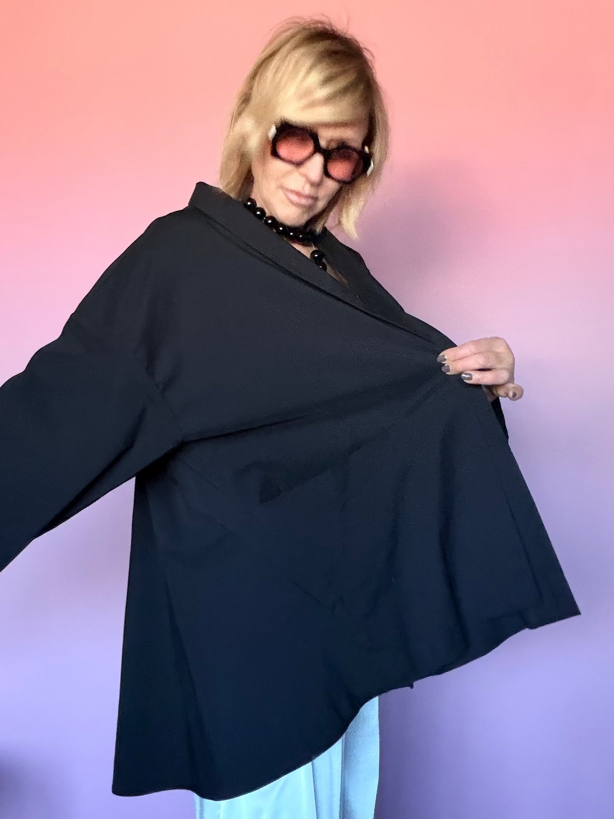 Giacca Oversize in Scuba