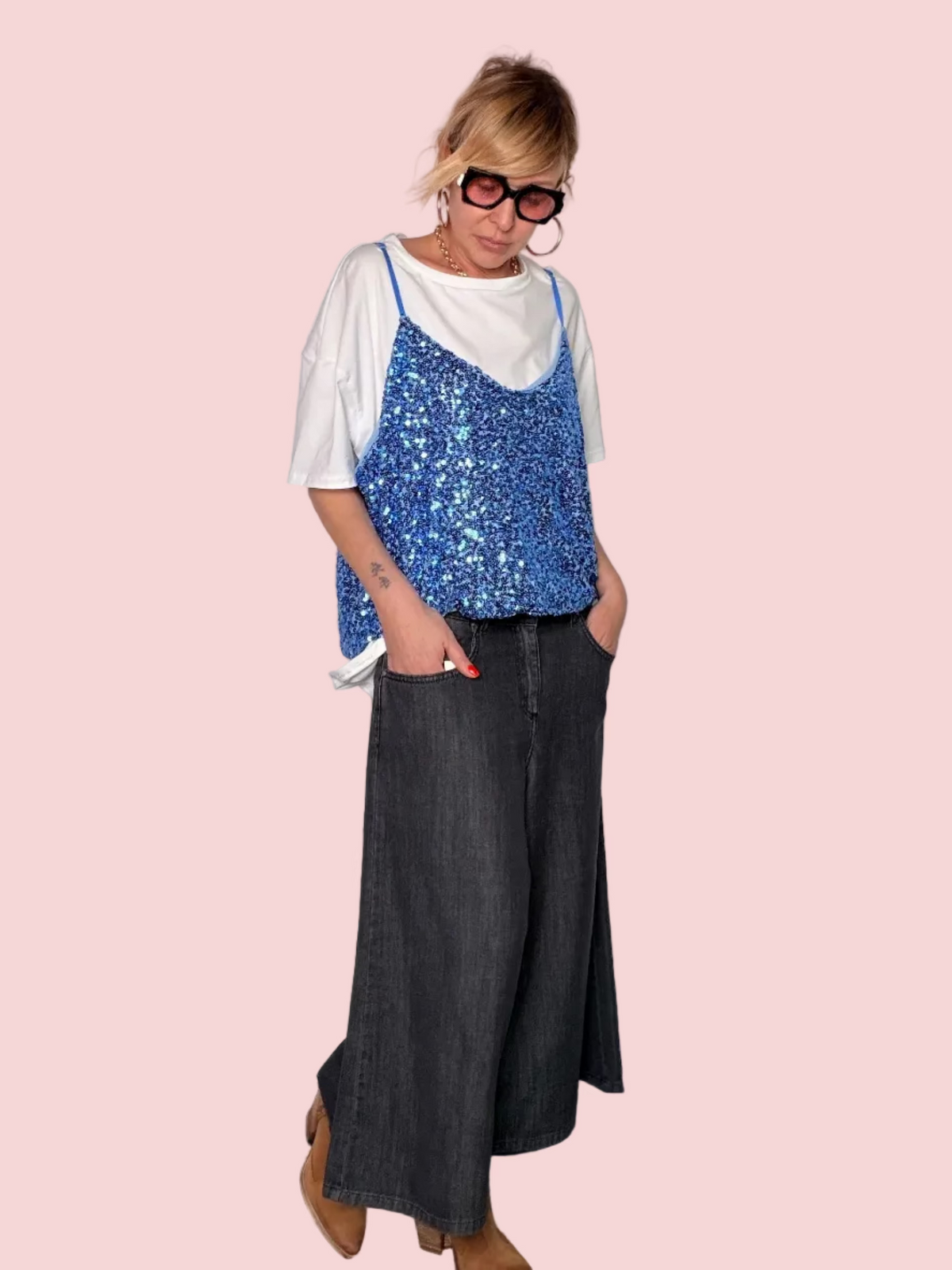 Gonna Pantalone Jeans