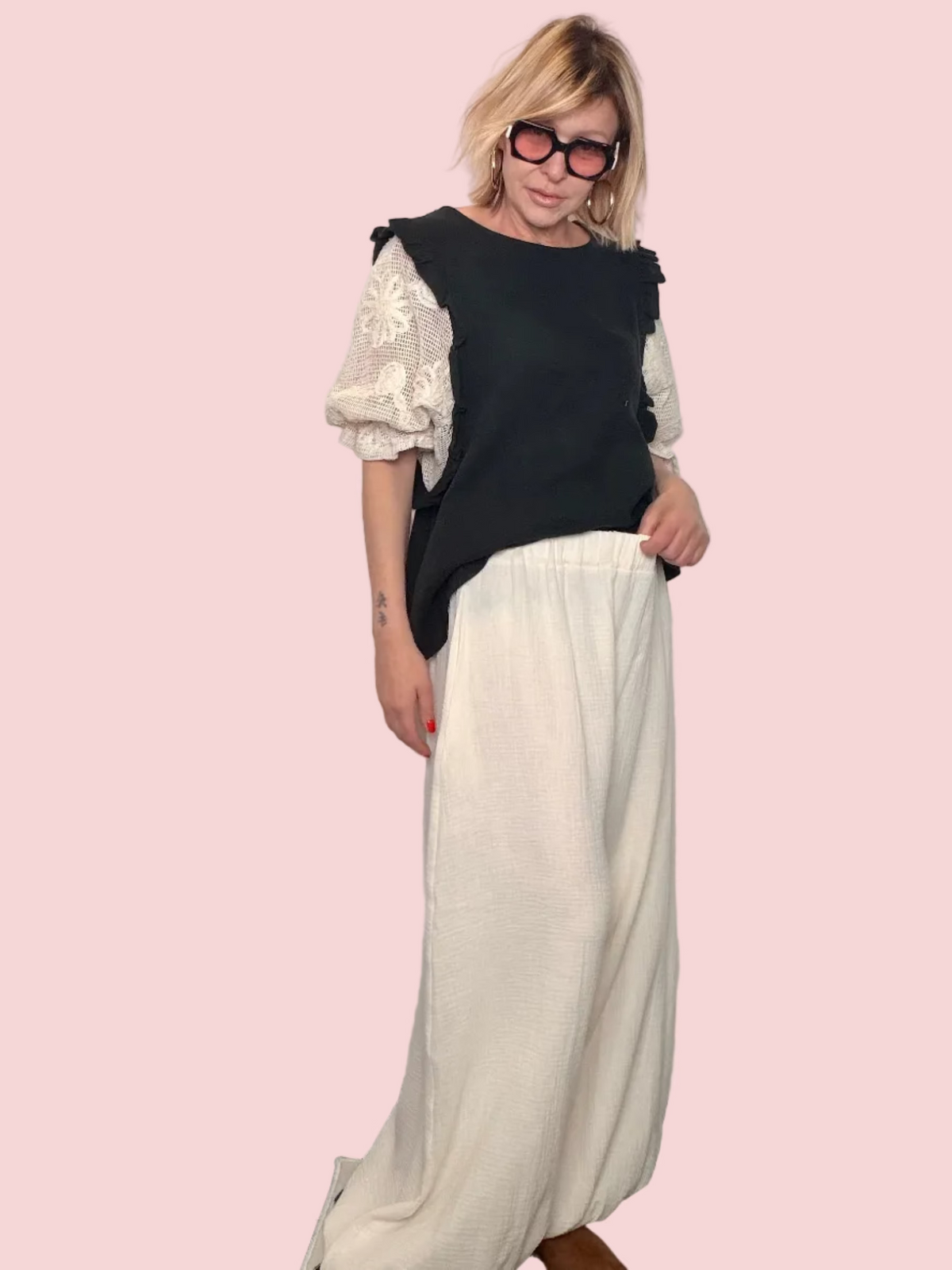 Pantalone Odalisca Fluido