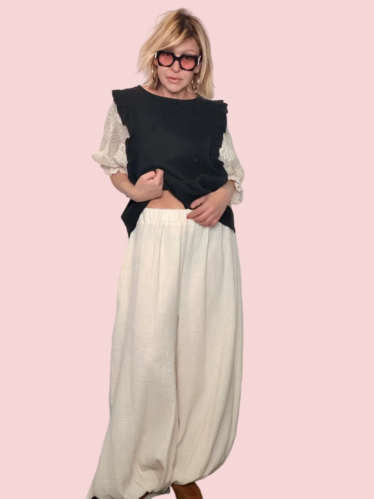 Pantalone Odalisca Fluido