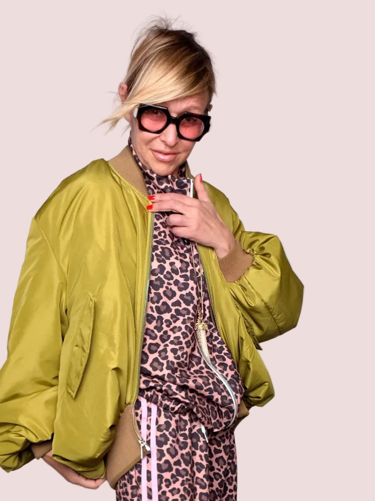 Bomber Oversize Verde Militare