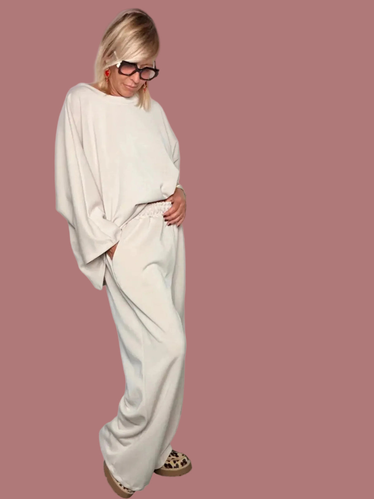 Pantalone Modal Wide Leg