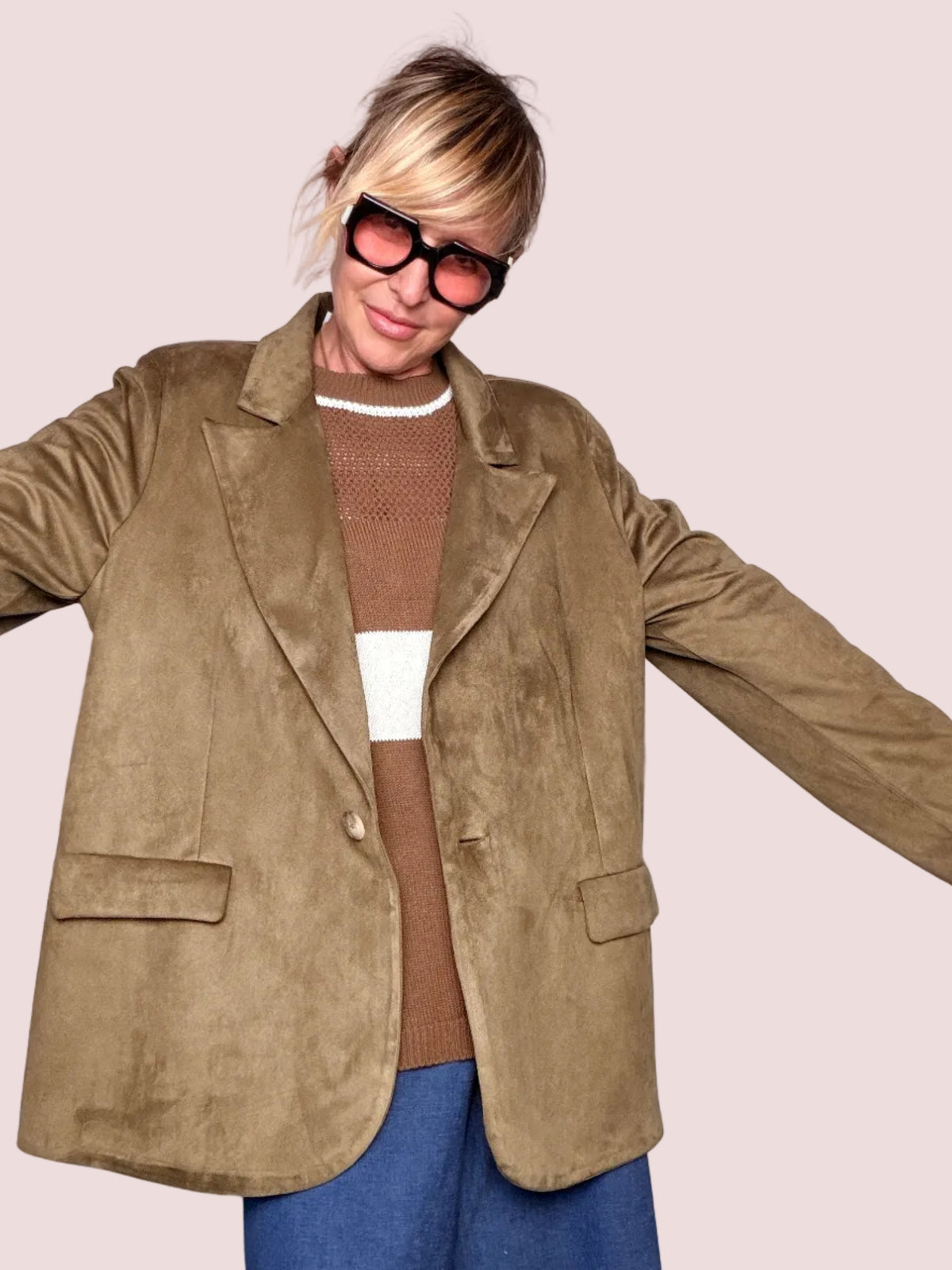 Blazer Dainetto Cammello