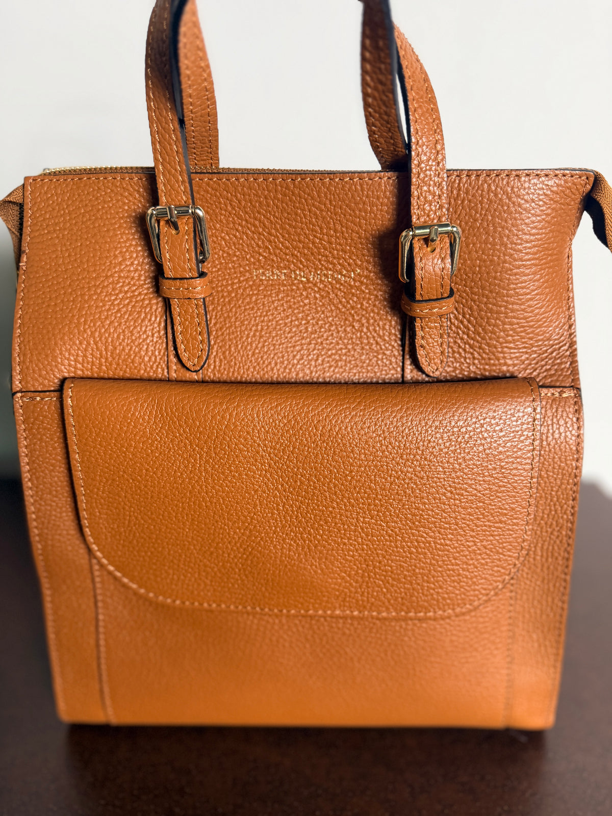 Borsa Zaino in Pelle – Cognac