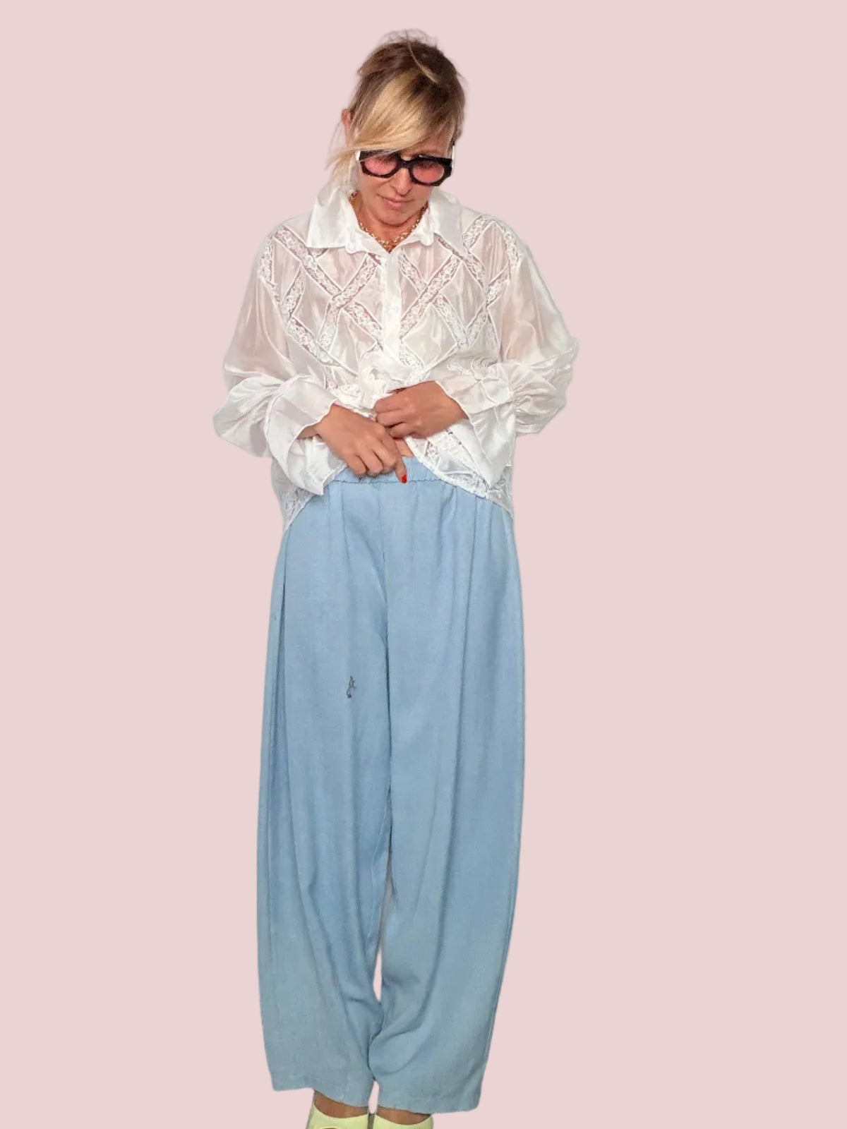 Jeans Wide Leg Celeste