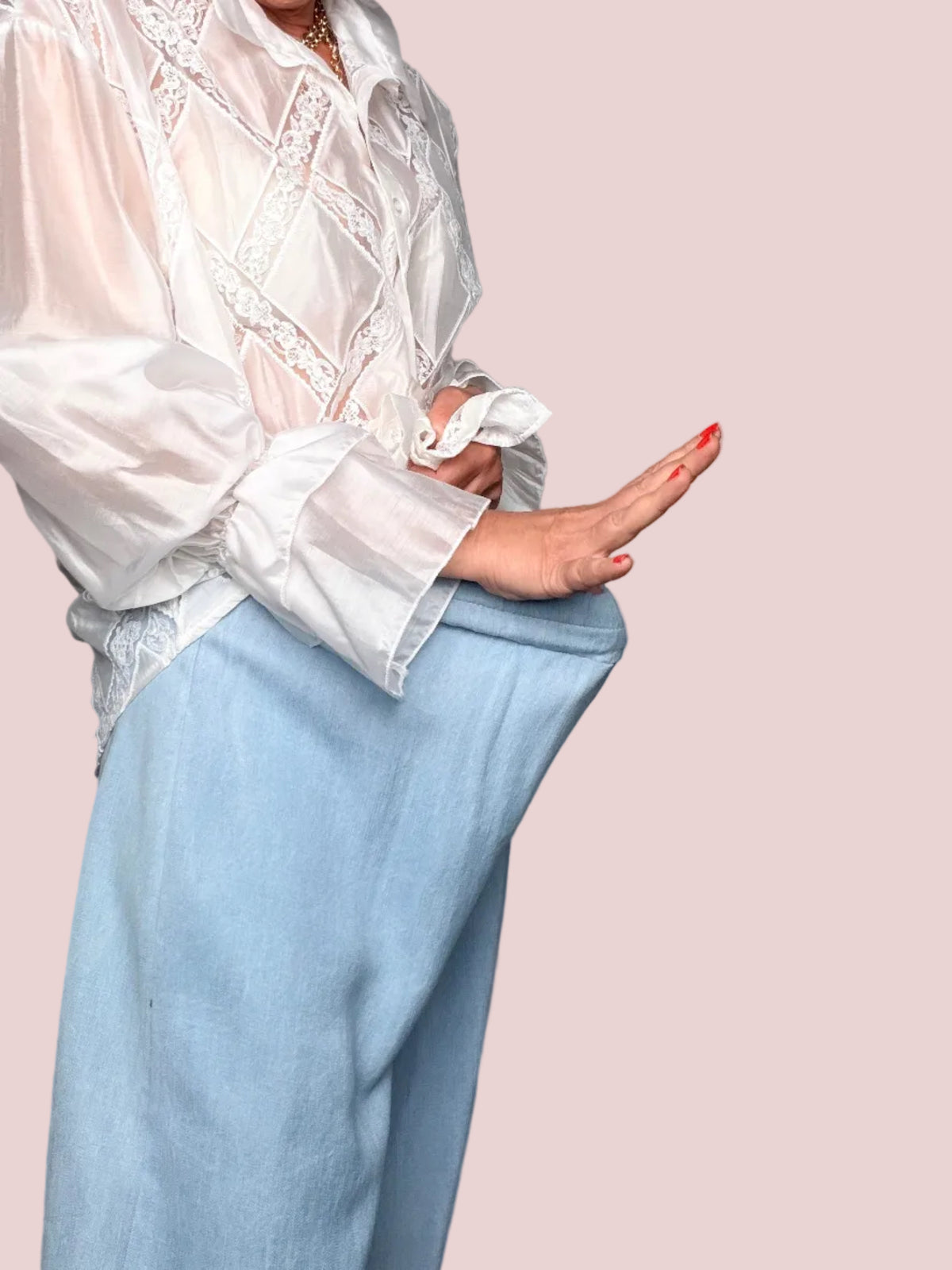 Jeans Wide Leg Celeste