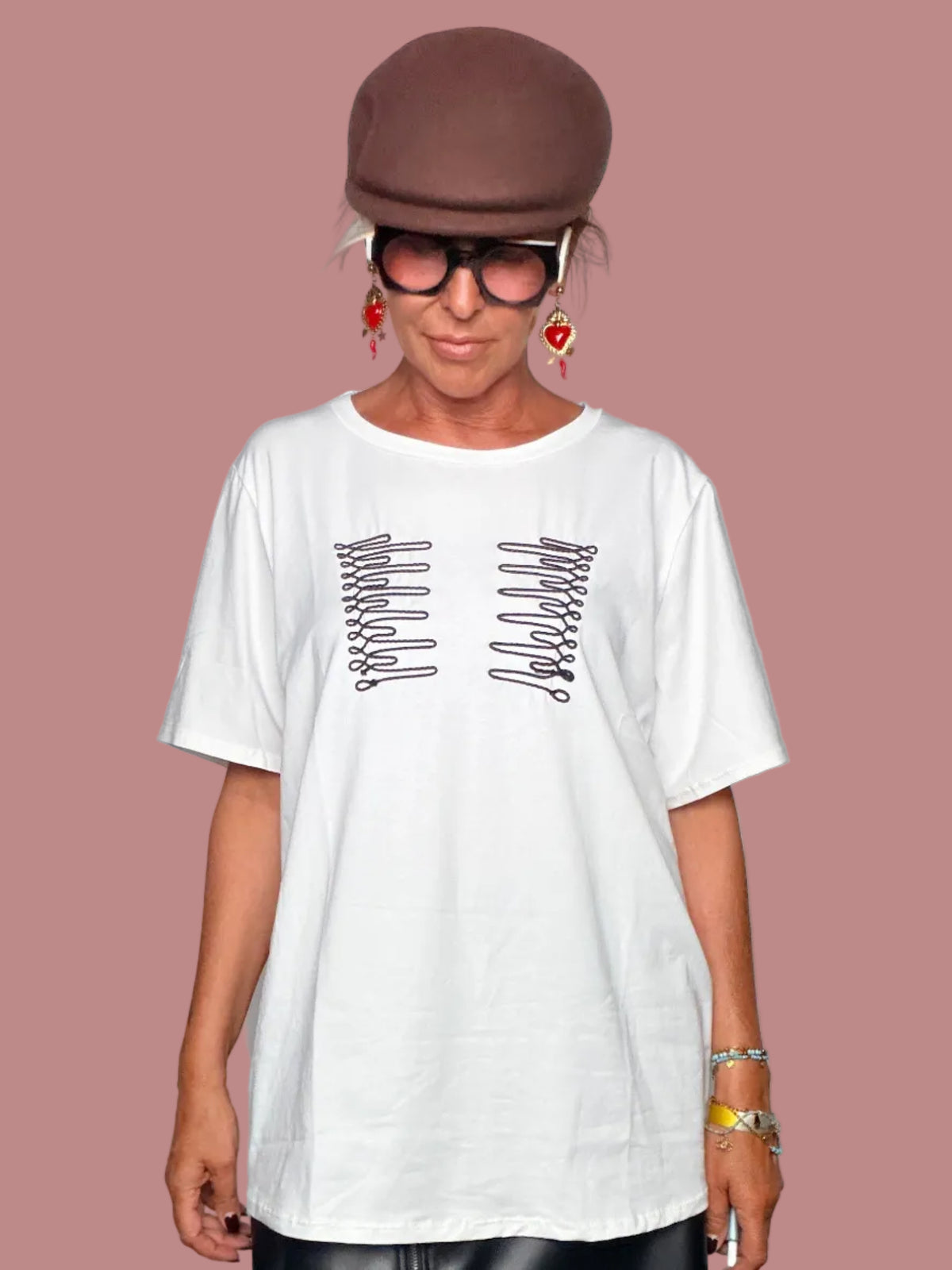 T-shirt Ricami