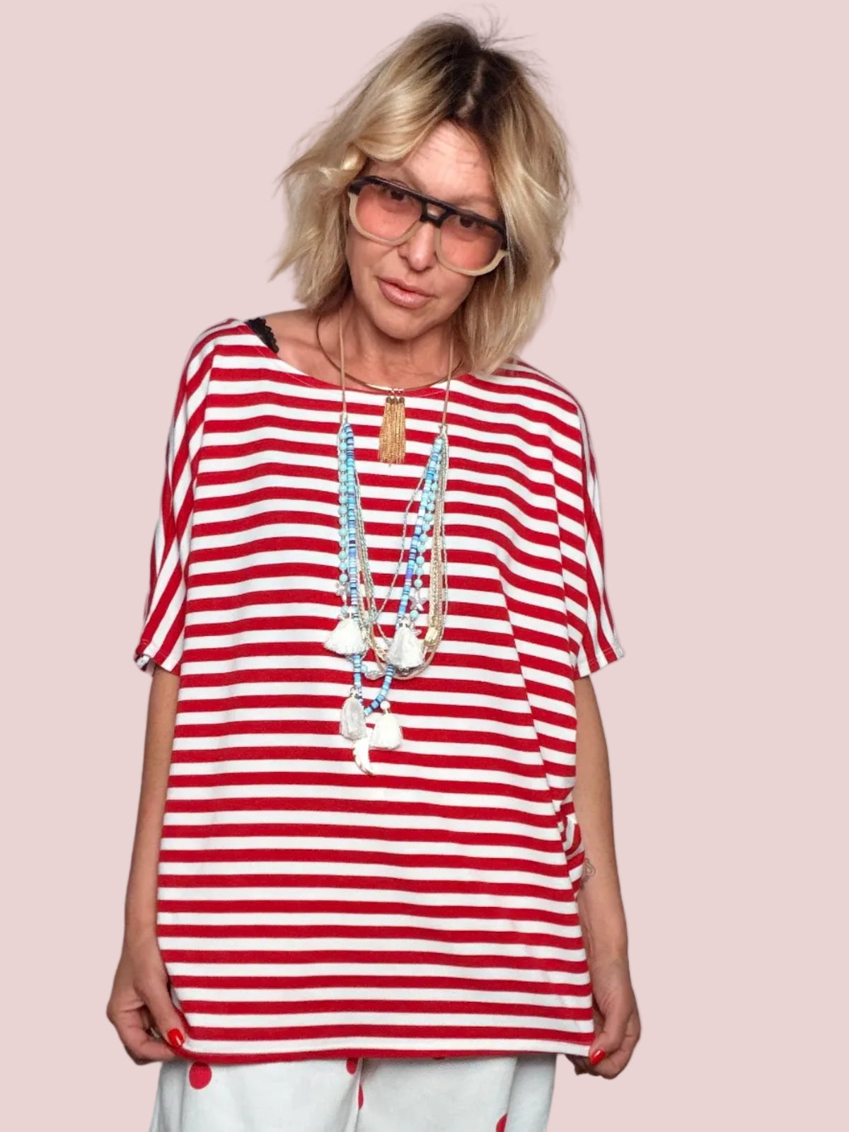 Maglia Over a Righe