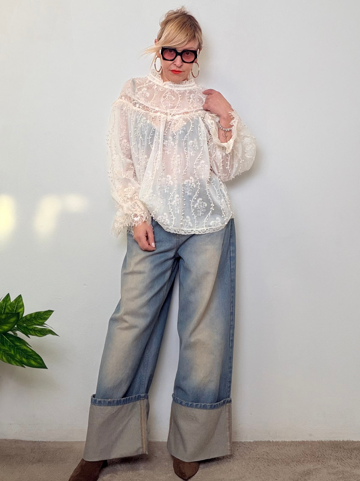 Camicia in Pizzo “Romantic Rebel”