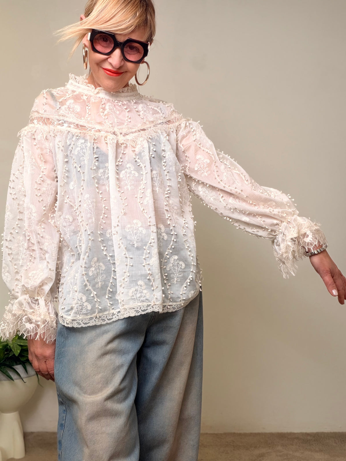 Camicia in Pizzo “Romantic Rebel”