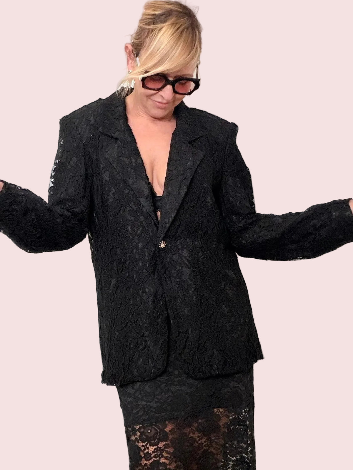 Giacca in Pizzo Chic Rock