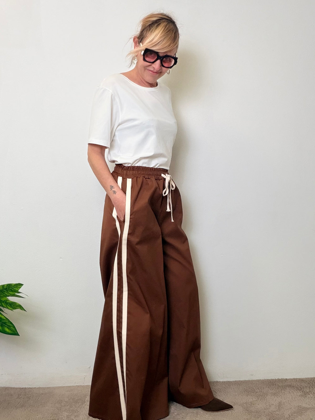 Pantalone Relax Sporty Chic