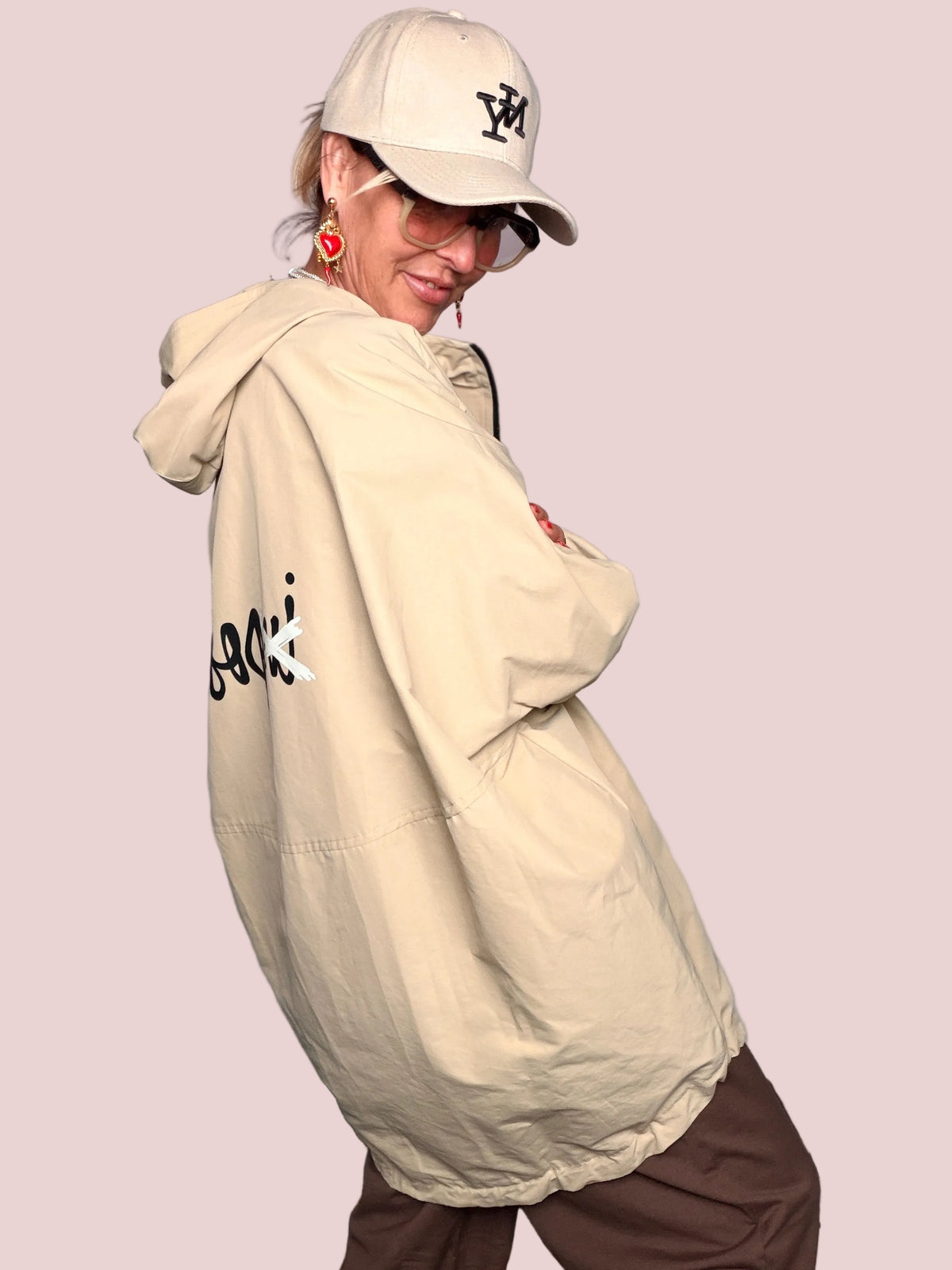 Trench Oversize con Cappuccio "Impossible"