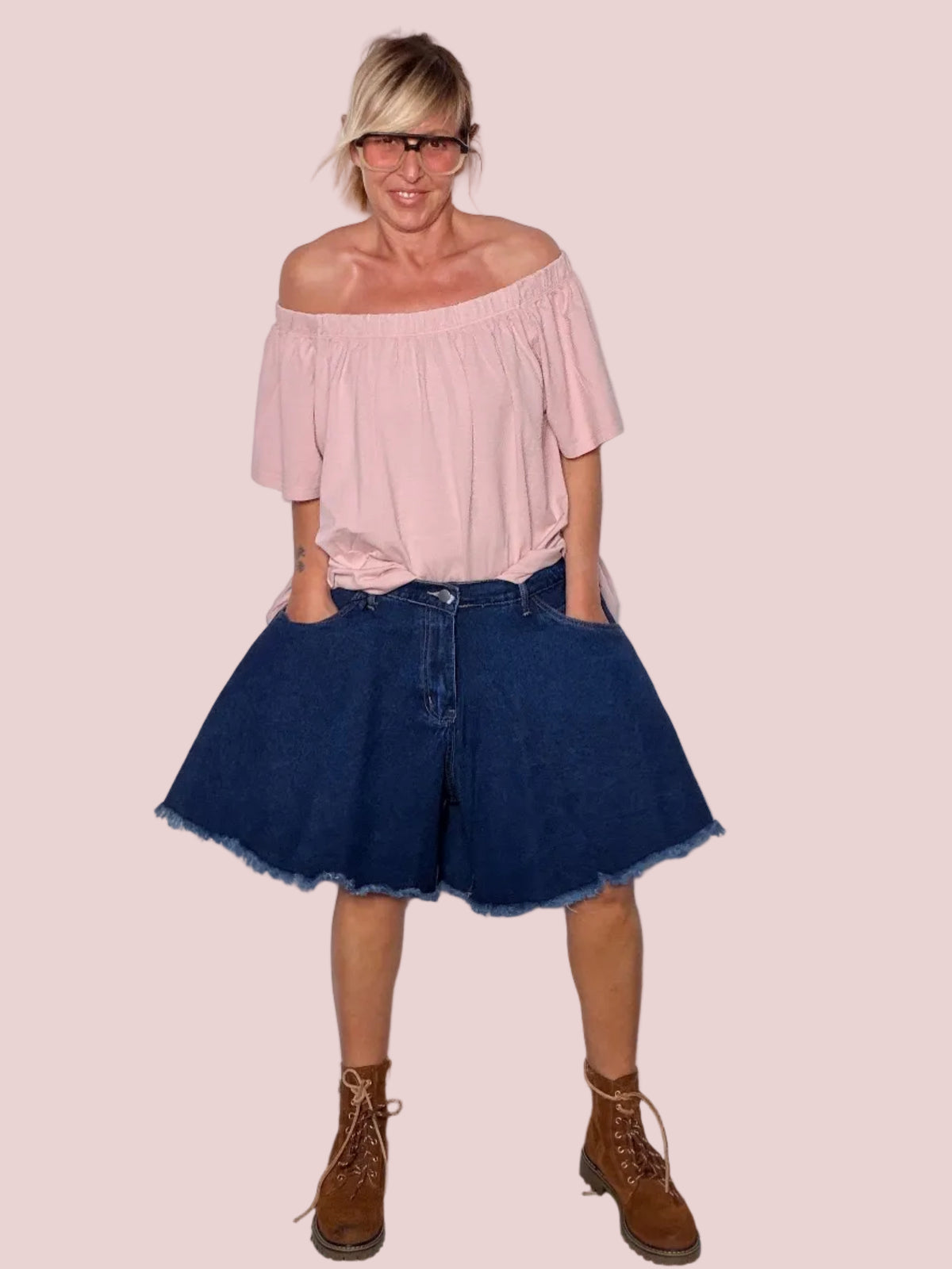 Short Farfalla Denim