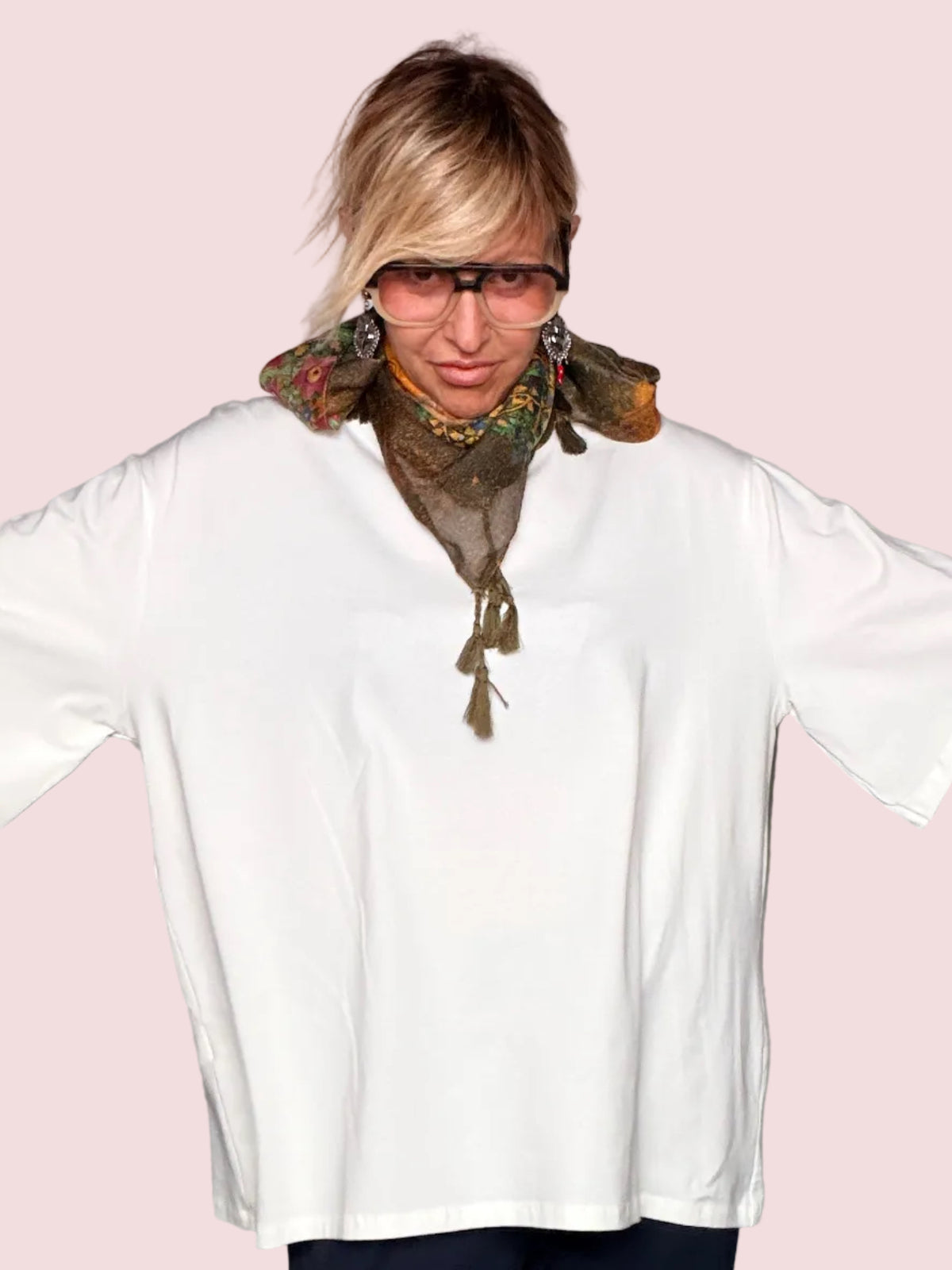 Set T-Shirt Oversize e Foulard Paisley